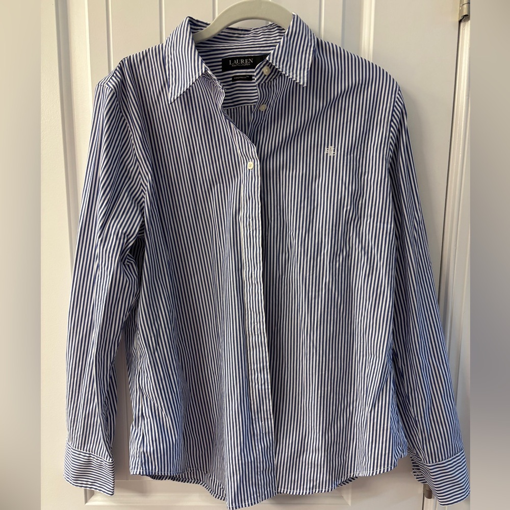 Ralph Lauren Navy Striped Women’s Shirt